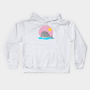 Cute whale Kids Hoodie